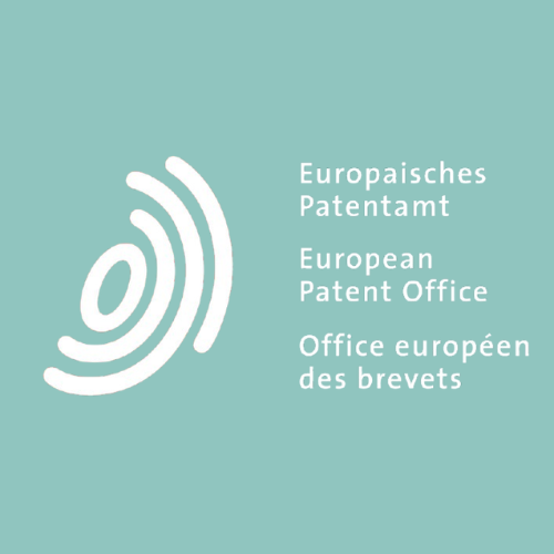 Logo de l'Office Européen des Brevets à Munich où Laure a effectué un stage en 2010 en tant que Event Officer